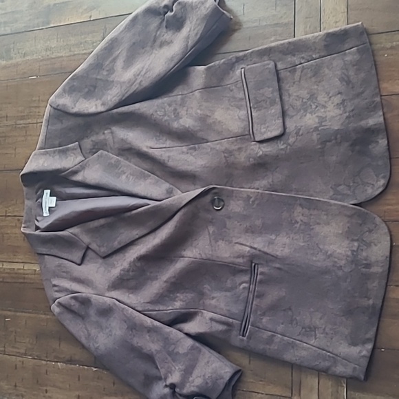 Coldwater Creek Brown Blazer size 16 - Picture 1 of 6